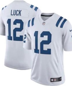 Indianapolis Indianapolis Colts #12 Andrew Luck Nike White Vapor Limited Team Jersey