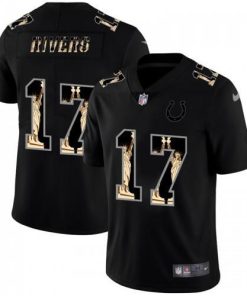 Indianapolis Indianapolis Colts #17 Philip Rivers Carbon Black Vapor Statue Of Liberty Jersey