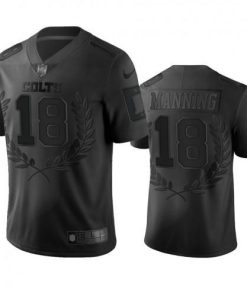 Indianapolis Indianapolis Colts #18 Peyton Manning Nike Black NFL MVP Limited Edition Jersey