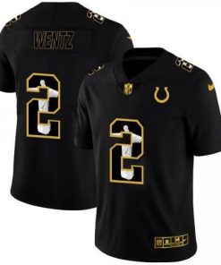 Indianapolis Indianapolis Colts #2 Carson Wentz Nike Carbon Black Vapor Cristo Redentor Jersey
