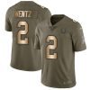 Indianapolis Indianapolis Colts #2 Carson Wentz Olive/Gold Stitched NFL Limited 2017 Salute To Service Jersey