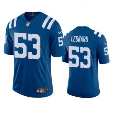 Indianapolis Indianapolis Colts #53 Darius Leonard Nike Royal 2020 Vapor Limited Jersey