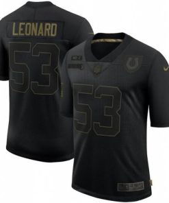 Indianapolis Indianapolis Colts #53 Darius Leonard Nike 2020 Salute To Service Limited Jersey Black
