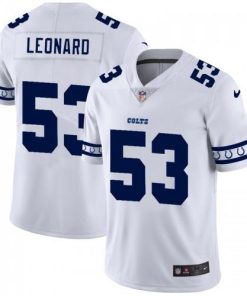 Indianapolis Indianapolis Colts #53 Darius Leonard Nike White Team Logo Vapor Jersey