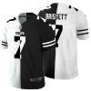 Indianapolis Indianapolis Colts #7 Jacoby Brissett Black V White Peace Split Nike Vapor Untouchable Jersey