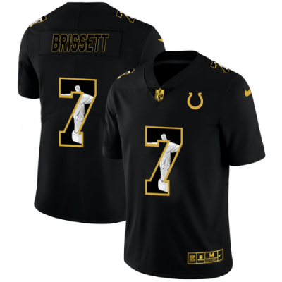Indianapolis Indianapolis Colts #7 Jacoby Brissett Nike Carbon Black Vapor Cristo Redentor Jersey