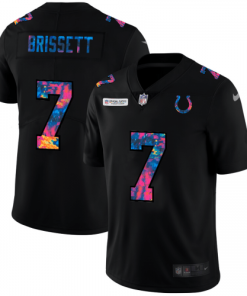 Indianapolis Indianapolis Colts #7 Jacoby Brissett Nike Multi-Color Black 2020 NFL Crucial Catch Vapor Untouchable Limited Jersey
