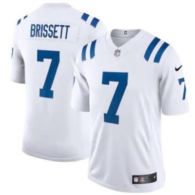 Indianapolis Indianapolis Colts #7 Jacoby Brissett Nike White 2020 Vapor Limited Jersey