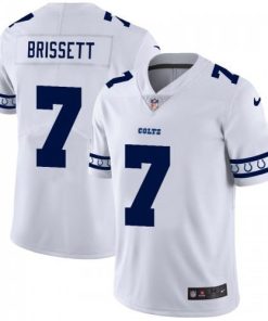 Indianapolis Indianapolis Colts #7 Jacoby Brissett Nike White Team Logo Vapor Jersey