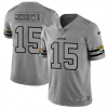 Jacksonville Jaguars #15 Gardner Minshew II Nike Gray Gridiron II Vapor Untouchable Limited NFL Jersey