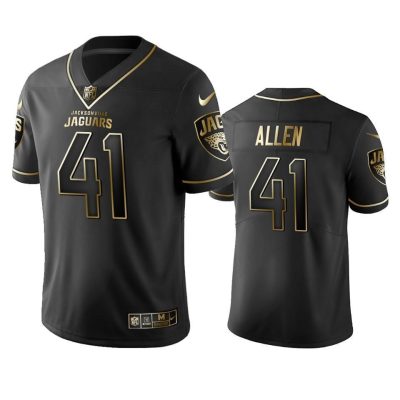 Jaguars #41 Josh Allen Stitched NFL Vapor Untouchable Limited Black Golden Jersey