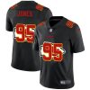 Kansas City Chiefs #95 Chris Jones Nike Team Logo Dual Overlap Limited NFL Jersey Black