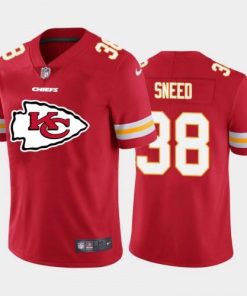 Kansas City Kansas City Chiefs #38 Chris Lammons Red Nike Big Team Logo Player  Jersey