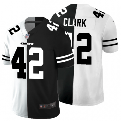 Kansas City Kansas City Chiefs #42 Anthony Sherman Black V White Peace Split Nike Vapor Untouchable Limited NFL Jersey