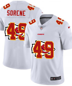Kansas City Kansas City Chiefs #49 Daniel Sorensen White Nike Team Logo Dual Overlap Limited NFL Jersey