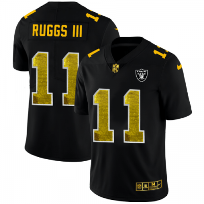Las Vegas Raiders #11 Henry Ruggs III Black Nike Golden Sequin Vapor Limited NFL Jersey