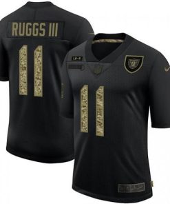 Las Vegas Raiders #11 Henry Ruggs III Nike 2020 Salute To Service Camo Limited NFL Jersey Black