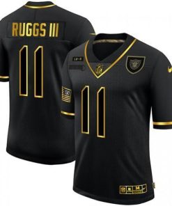 Las Vegas Raiders #11 Henry Ruggs III Nike 2020 Salute To Service Golden Limited NFL Jersey Black