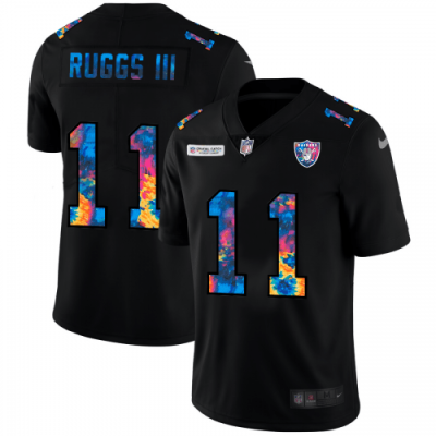 Las Vegas Raiders #11 Henry Ruggs III Nike Multi-Color Black 2020 NFL Crucial Catch Vapor Untouchable Limited Jersey