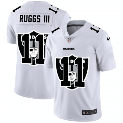 Las Vegas Raiders #11 Henry Ruggs III White Nike Team Logo Dual Overlap Limited NFL Jersey