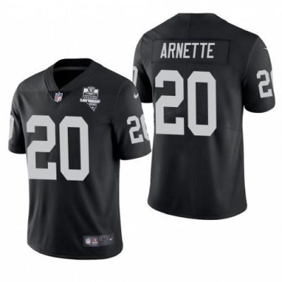 Las Vegas Raiders #20 Damon Arnette Nike 2020 Inaugural Season Vapor Limited NFL Jersey Black