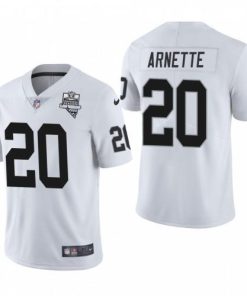 Las Vegas Raiders #20 Damon Arnette Nike 2020 Inaugural Season Vapor Limited NFL Jersey White