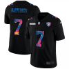 Las Vegas Raiders #7 Colin Kaepernick Nike Multi-Color Black 2020 NFL Crucial Catch Vapor Untouchable Limited Jersey