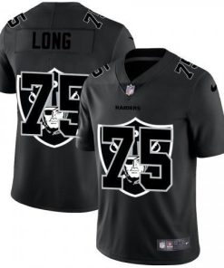 Las Vegas Raiders #75 Howie Long Nike Team Logo Dual Overlap Limited NFL Jersey Black