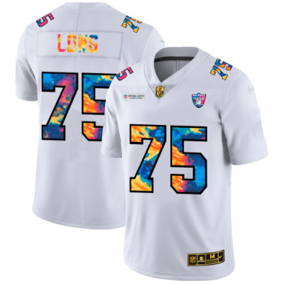 Las Vegas Raiders #75 Howie Long White Nike Multi-Color 2020 NFL Crucial Catch Limited NFL Jersey