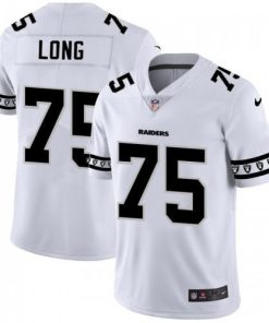 Las Vegas Raiders #75 Howie Long Nike White Team Logo Vapor Limited NFL Jersey