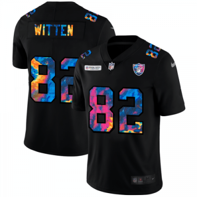 Las Vegas Raiders #82 Jason Witten Nike Multi-Color Black 2020 NFL Crucial Catch Vapor Untouchable Limited Jersey