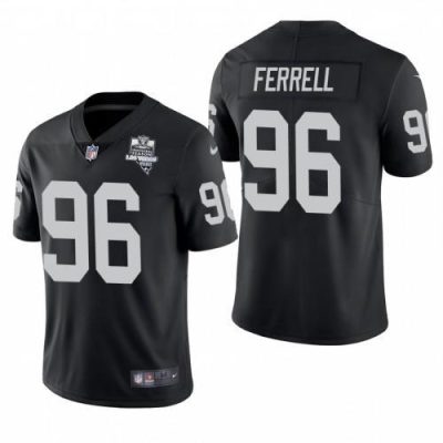 Las Vegas Raiders #96 Clelin Ferrell Nike 2020 Inaugural Season Vapor Limited NFL Jersey Black