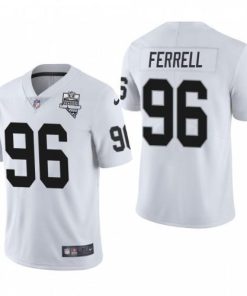 Las Vegas Raiders #96 Clelin Ferrell Nike 2020 Inaugural Season Vapor Limited NFL Jersey White