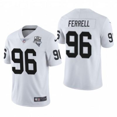 Las Vegas Raiders #96 Clelin Ferrell Nike 2020 Inaugural Season Vapor Limited NFL Jersey White