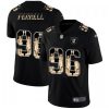 Las Vegas Raiders #96 Clelin Ferrell Carbon Black Vapor Statue Of Liberty Limited NFL Jersey