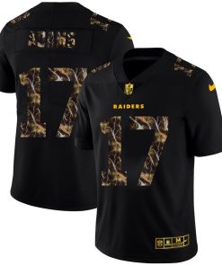 Las Vegas Raiders #17 Davante Adams Black Nike Flocked Lightning Vapor Limited NFL Jersey