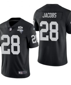 Las Vegas Raiders #28 Josh Jacobs Nike 2020 Inaugural Season Vapor Limited NFL Jersey Black