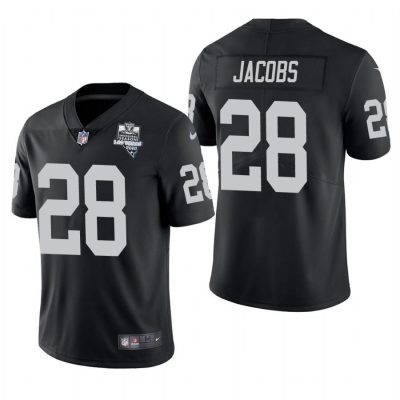 Las Vegas Raiders #28 Josh Jacobs Nike 2020 Inaugural Season Vapor Limited NFL Jersey Black