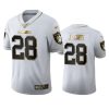 Las Vegas Raiders #28 Josh Jacobs Nike White Golden Edition Vapor Limited NFL 100 Jersey