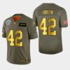 Las Vegas Raiders #42 Karl Joseph Nike Olive Gold 2019 Salute to Service Limited NFL 100 Jersey