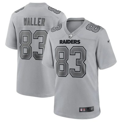 Las Vegas Raiders #83 Darren Waller Gray Atmosphere Fashion Game Jersey