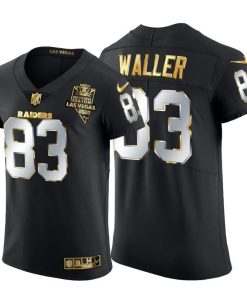 Las Vegas Raiders #83 Darren Waller Nike Black Edition Vapor Untouchable Elite NFL Jersey