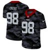 Las Vegas Raiders #98 Maxx Crosby Nike 2020 Black CAMO Vapor Untouchable Limited Stitched NFL Jersey