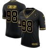 Las Vegas Raiders #98 Maxx Crosby Nike 2020 Salute To Service Golden Limited NFL Jersey Black