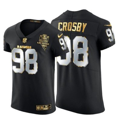 Las Vegas Raiders #98 Maxx Crosby Nike Black Edition Vapor Untouchable Elite NFL Jersey