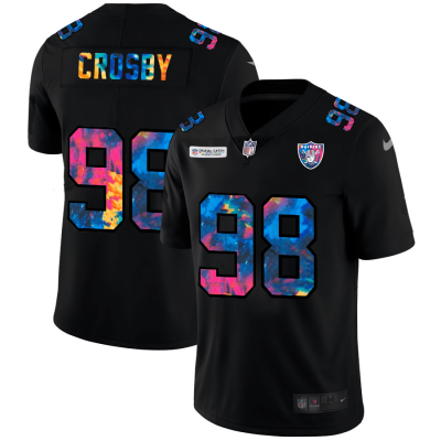 Las Vegas Raiders #98 Maxx Crosby Nike Multi-Color Black 2020 NFL Crucial Catch Vapor Untouchable Limited Jersey