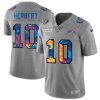 Los Angeles Chargers #10 Justin Herbert Nike Multi-Color 2020 NFL Crucial Catch NFL Jersey Greyheather