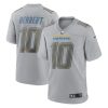 Los Angeles Chargers #10 Justin Herbert Nike Gray Atmosphere Fashion Game Jersey