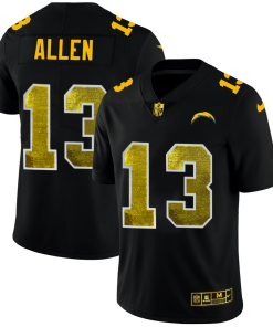 Los Angeles Chargers #13 Keenan Allen Black Nike Golden Sequin Vapor Limited NFL Jersey
