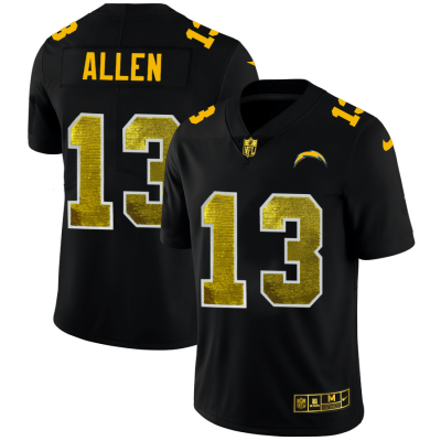 Los Angeles Chargers #13 Keenan Allen Black Nike Golden Sequin Vapor Limited NFL Jersey